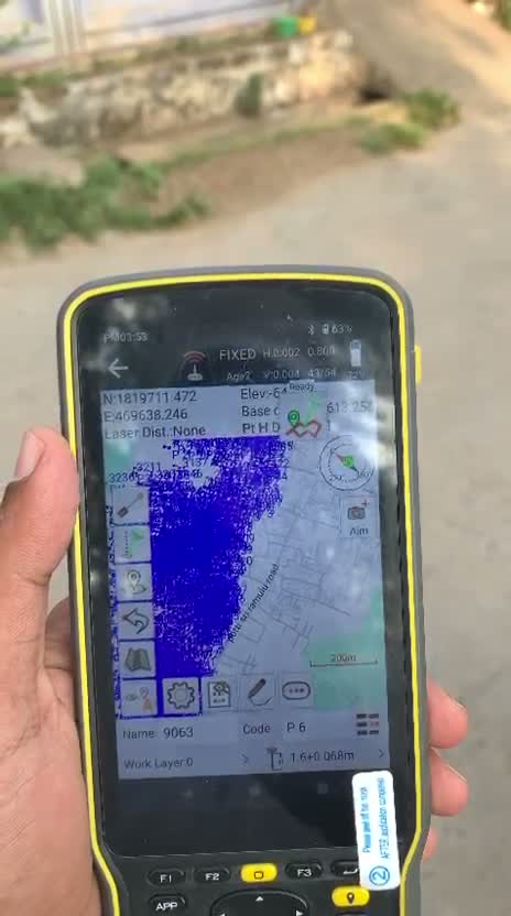 Live Point Data on the Field Controller